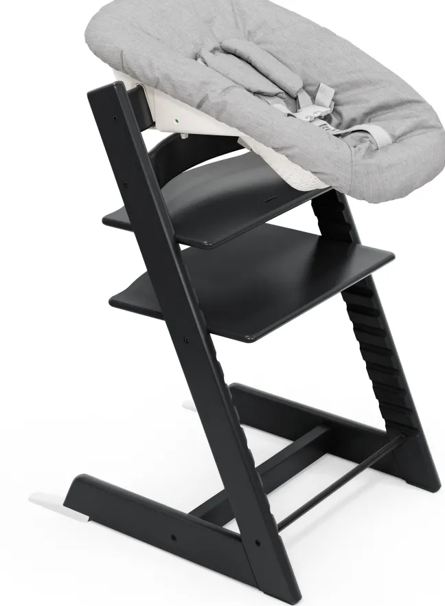 STOKKE® Tripp Trapp® Aktions-Set Schwarz inkl. Newbornset
