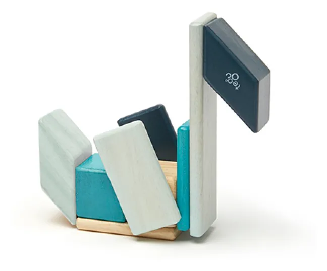 Tegu Magnetbausteine blau 14 Teile Set Sale