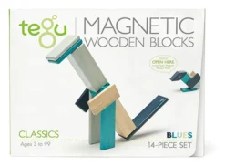 Tegu Magnetbausteine blau 14 Teile Set Sale