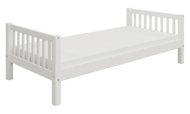 THUKA Nordic Einzelbett Crossbar weiß