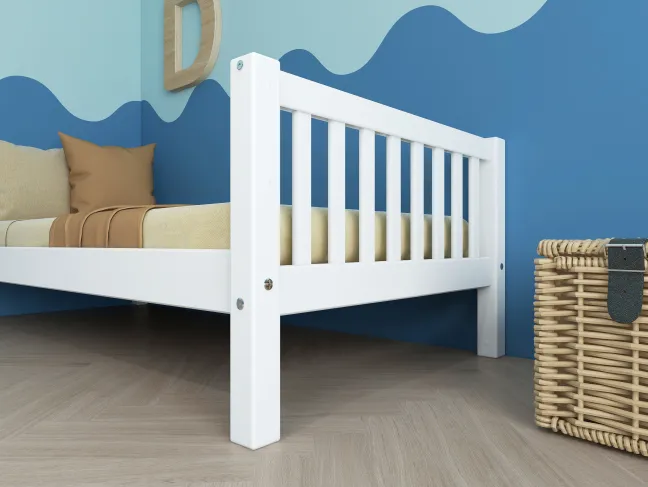 THUKA Nordic Einzelbett Crossbar weiß