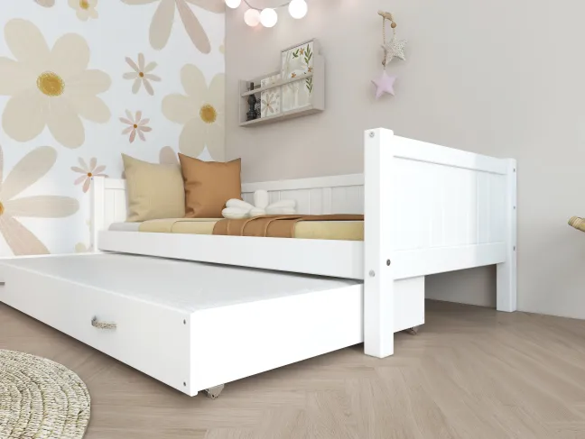 THUKA Nordic Tagesbett Romantic mit Gästebett weiß
