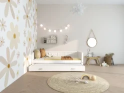 THUKA Nordic Tagesbett Romantic mit Gästebett weiß