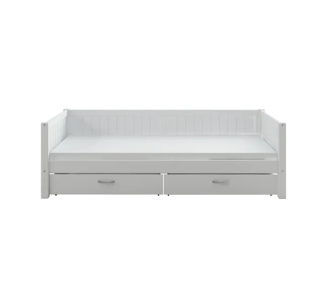 THUKA Nordic Tagesbett Romantic mit 2 Schubladen weiß