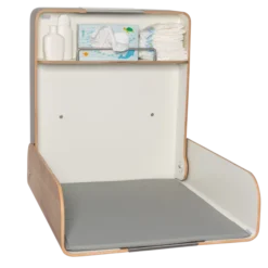 Timkid KAWAmaxi Wickeltisch modern design anthrazit/Eiche Dekor/anthrazit