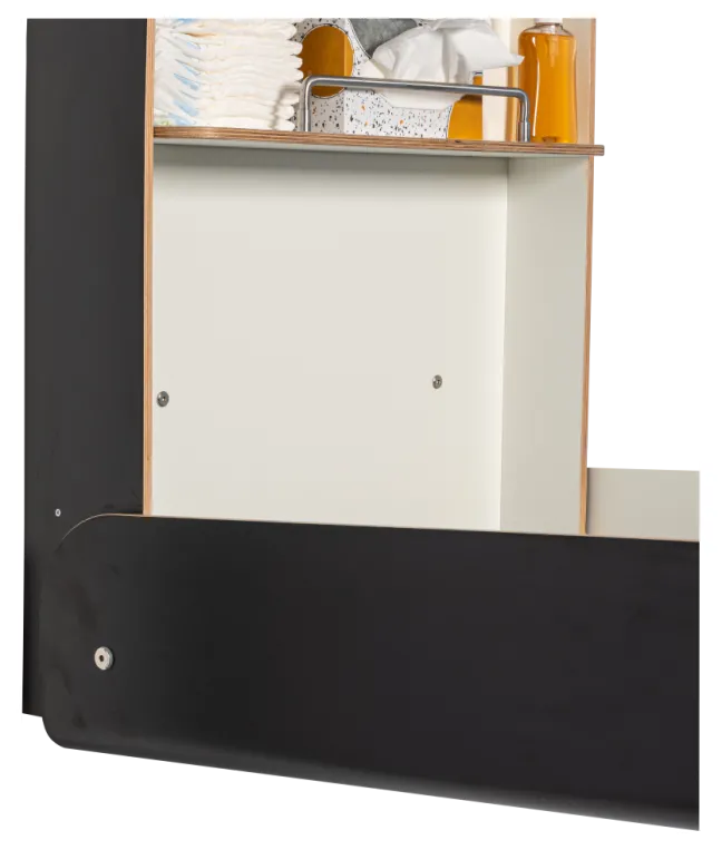 Timkid KAWAmaxi Wickeltisch modern design weiß/anthrazit