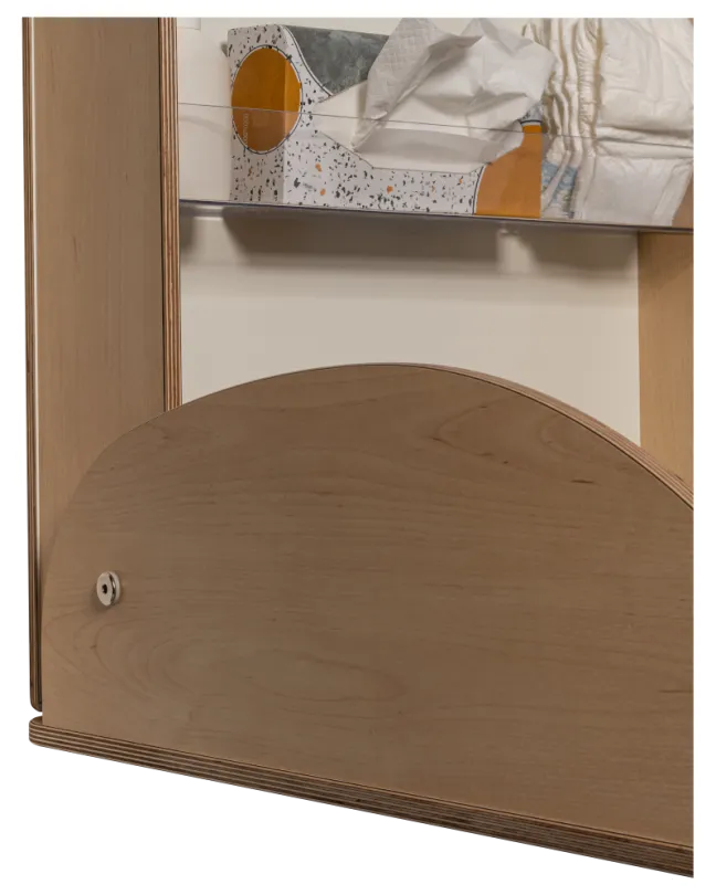 Timkid KAWAsimplex Wickeltisch smallest design birke/weiß