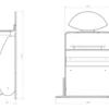 Timkid OWO2.0 Wickeltisch organic design birke/gelb