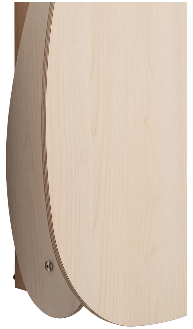 Timkid OWO2.0 Wickeltisch organic design birke/gelb