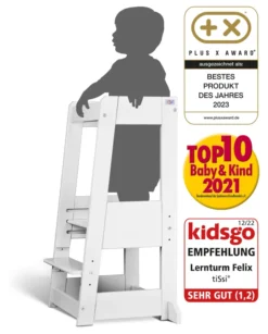 tiSsi® Lernturm FELIX Weiß 100340