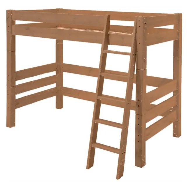 Tobykids Hochbett 90 x 200 cm Buche Bio geölt 1072-B