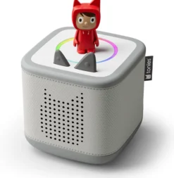 Toniebox 2 Starter Set mondgrau mit Kreativ-Tonie rot