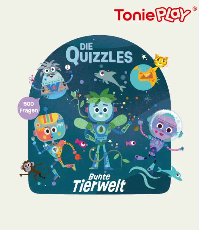 Tonie Spiel S - Die Quizzles: Bunte Tierwelt