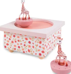 Trousselier Spieluhr mit magnetisch tanzenden Giraffen und Blumen 6282436
