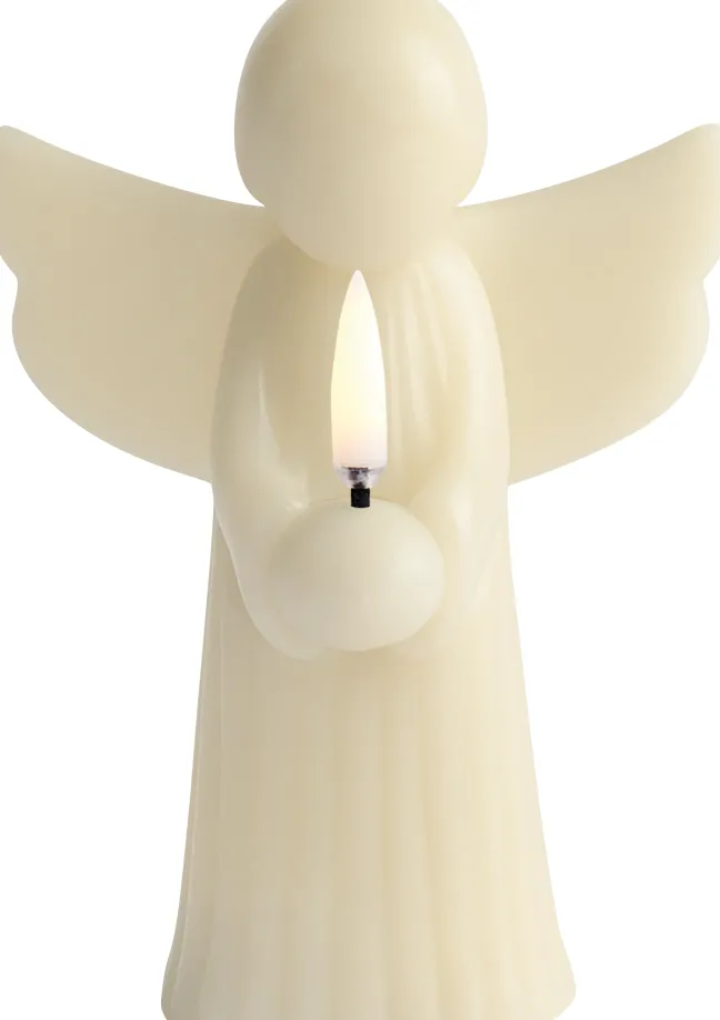 UYUNI LED Kerze Engel Smooth 11x15,5 cm Vanille