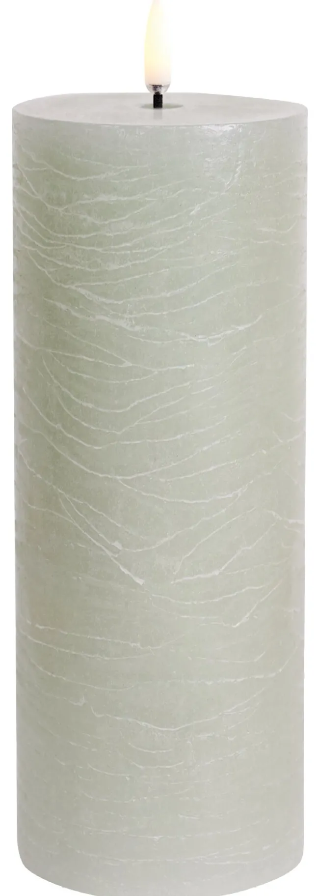 UYUNI LED Kerze Rustic 7,8x20 cm Dusty Green Sale