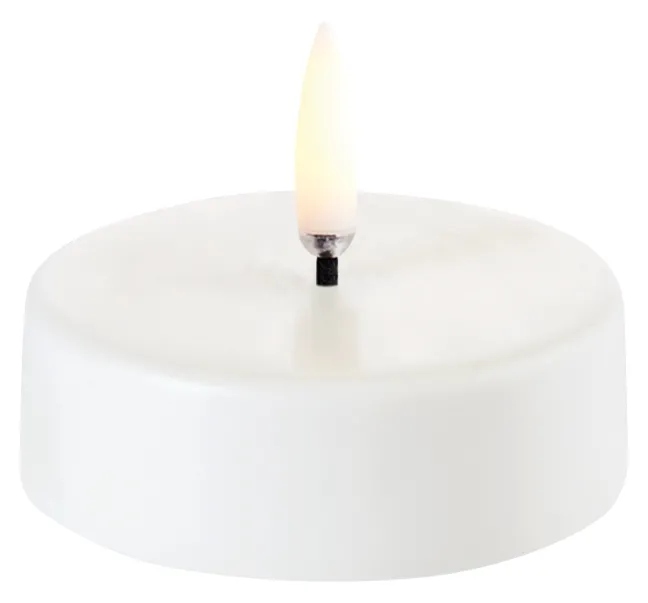 UYUNI LED Teelicht Maxi Smooth 6,1x2,2 cm Nordic White