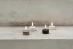 UYUNI LED Teelicht 400 3,9x2,1 cm Kunststoff Sandstone