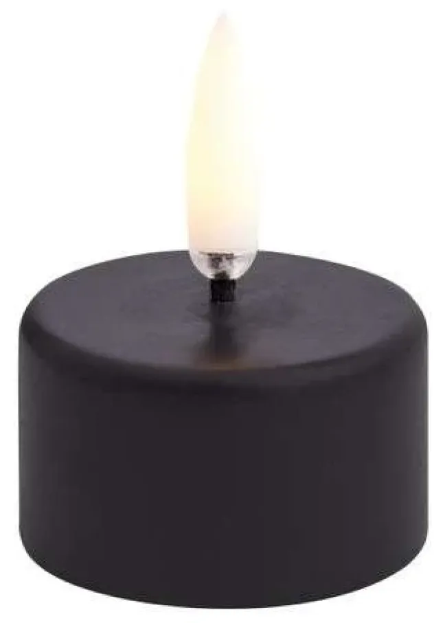 UYUNI LED Teelicht 400 4x2,1 cm Plain Black