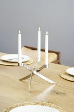 UYUNI Lightarch Kerzenständer Erweiterung um 1 Mini Stabkerze Matte Black