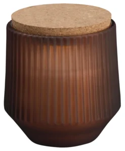UYUNI Scented LED Duftkerze im Glas 8,5x9,5 cm Awaken brown