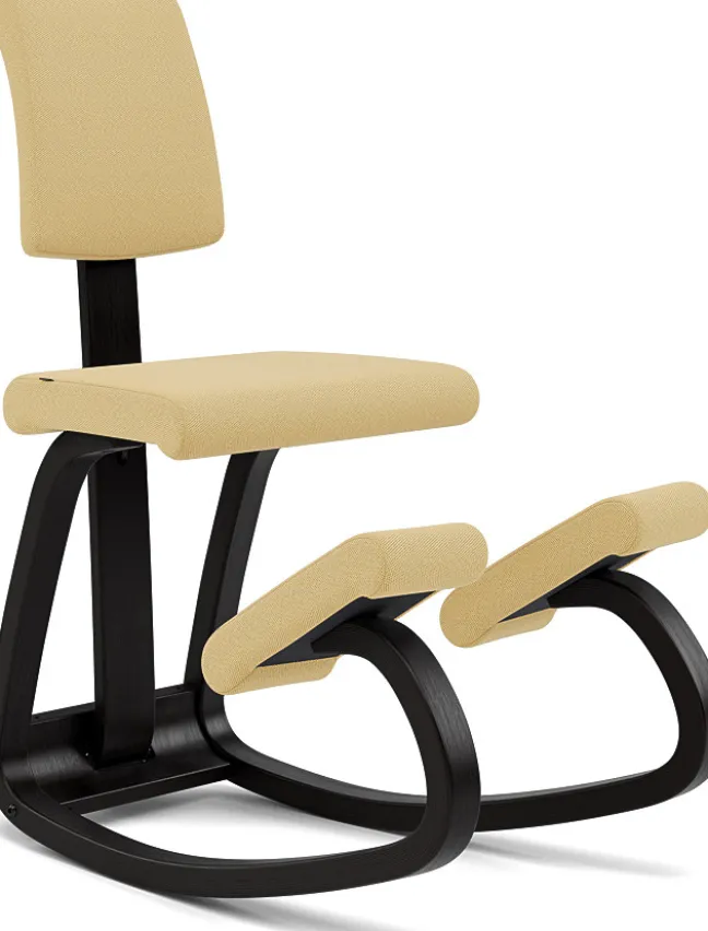 Varier® Variable™ Plus Kniestuhl Esche schwarz TON62156 Tonal gelb
