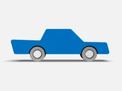 waytoplay Back & Forth Spielzeugauto Holz blau
