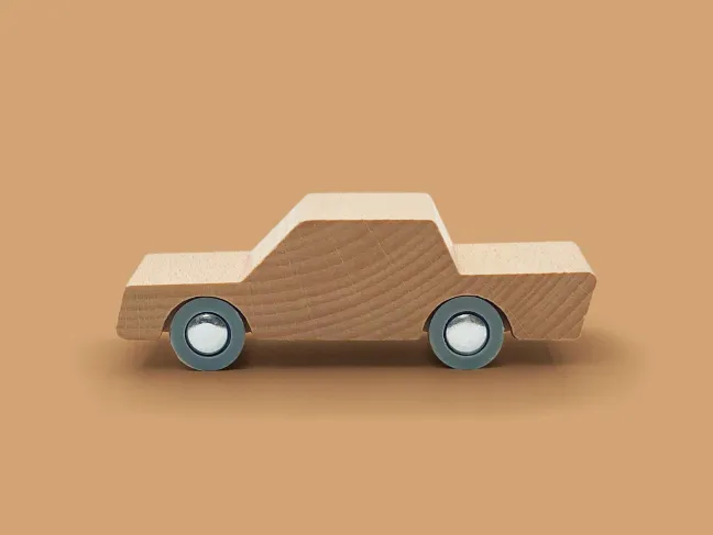 waytoplay Back & Forth Spielzeugauto Holz natur