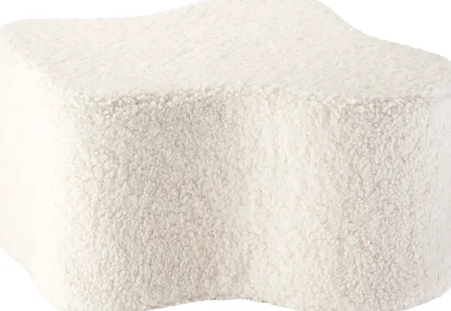 Wigiwama Hocker Cloud Cream White W598307