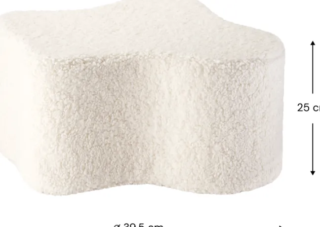Wigiwama Hocker Cloud Cream White W598307
