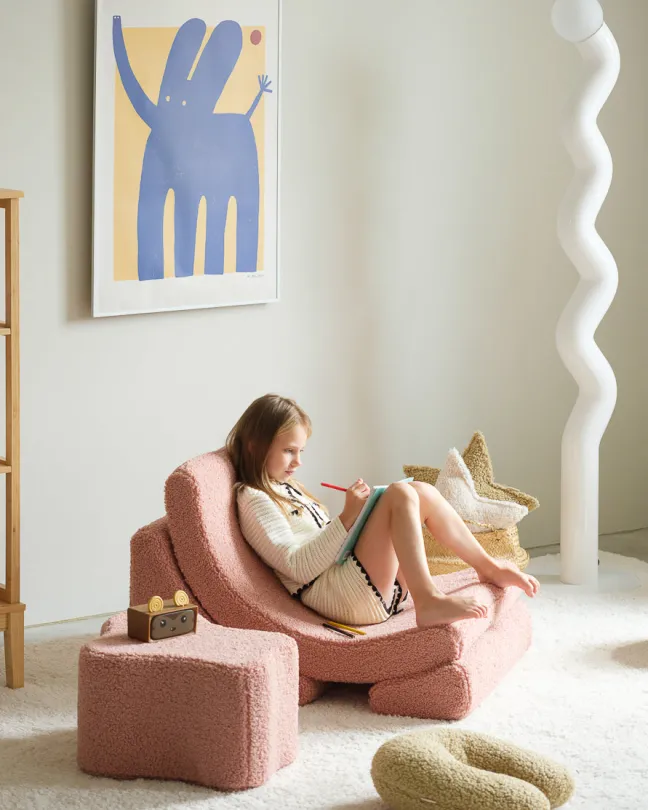 Wigiwama Hocker Cloud Guava Pink W598413