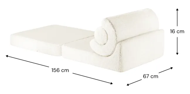Wigiwama Sessel Flipster Cream White W599106