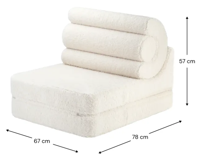 Wigiwama Sessel Flipster Cream White W599106