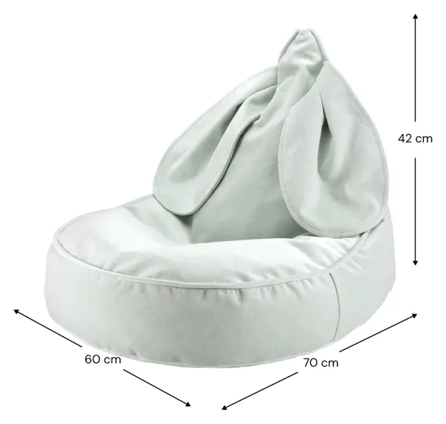 Wigiwama Sitzsack Hase Misty Green W597331