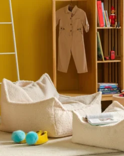 Wigiwama Sitzsack Sessel Cream White W597263