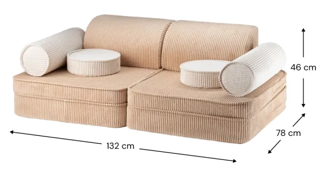 Wigiwama Sofa Brown Sugar W598215