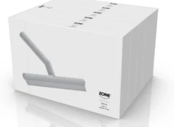 ZONE Denmark Duschabzieher m. Halter Solo White
