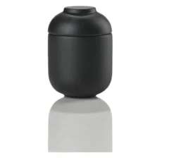 ZONE Denmark Gefäß mit Deckel Sensu 6,5 x 9 cm Black