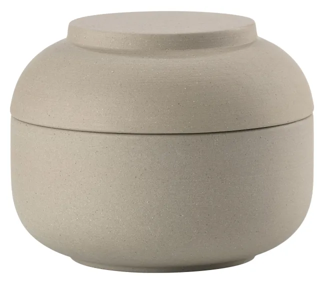 ZONE Denmark Gefäß mit Deckel Sensu 10 x 7,5 cm Taupe