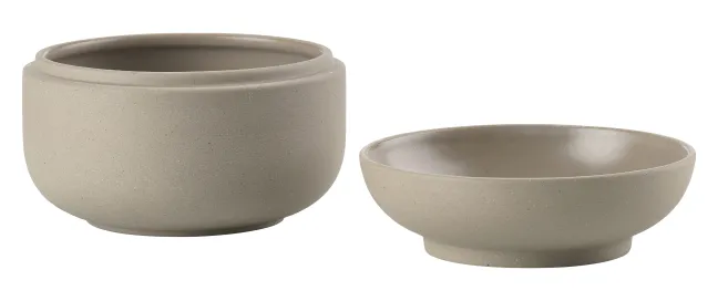 ZONE Denmark Gefäß mit Deckel Sensu 10 x 7,5 cm Taupe