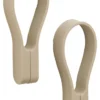 ZONE Denmark Handtuchhalter Loop magnet 2 Stück braun