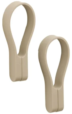 ZONE Denmark Handtuchhalter Loop magnet 2 Stück braun