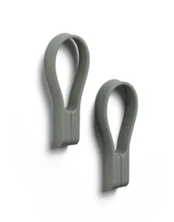 ZONE Denmark Handtuchhalter Loop magnet 2 Stück dunkelgrün