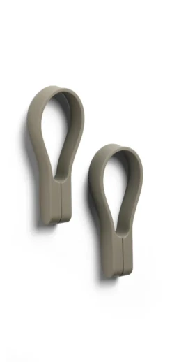 ZONE Denmark Handtuchhalter Loop magnet 2 Stück taupe