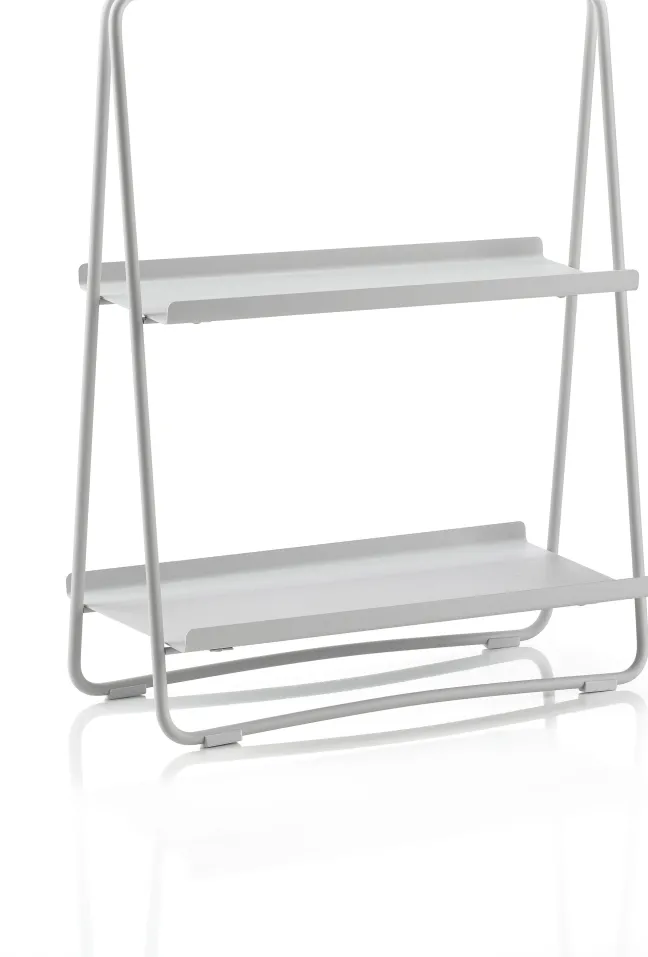 ZONE Denmark Regal A-Table 58cm Metall hellgrau