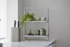 ZONE Denmark Regal A-Table 58cm Metall hellgrau