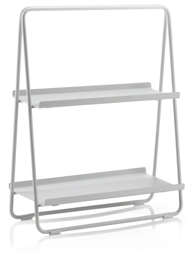 ZONE Denmark Regal A-Table 58cm Metall hellgrau