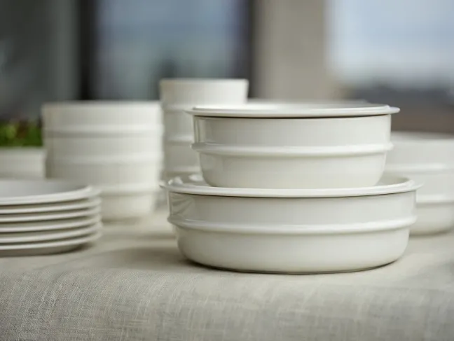 ZONE Denmark Teller Eau 16 cm Offwhite Porzellan