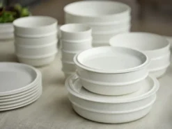ZONE Denmark Teller Eau 20 cm Offwhite Porzellan