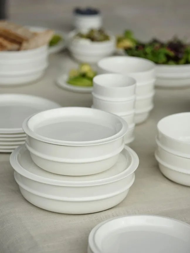 ZONE Denmark Teller Eau 20 cm Offwhite Porzellan